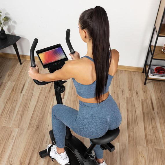 Велотренажер Gymtek XB1400 магнітний золотий | Зображення 5