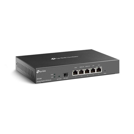 Мультисервисный маршрутизатор TP-LINK TL-ER7206 2xGE LAN 1xGE WAN 2xGE LAN 1xSFP VPN Omada (ER7206) | Зображення 2