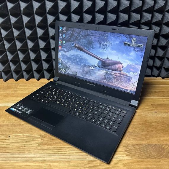 Ноутбук Б-клас Lenovo B50-45 / 15.6" (1366x768) TN / AMD E1-6010 (2 ядра по 1.35 GHz) / 8 GB DDR3 / 128 GB SSD / AMD Radeon R2 Graphics / WebCam / DVD-ROM / Win 10 б/в | Зображення 3