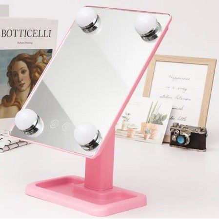 Дзеркало для нанесення макіяжу Cosmetie mirror 360, Дзеркало зі збільшенням та підсвічуванням, Дзеркало DX-733 для макіяжу | Зображення 1