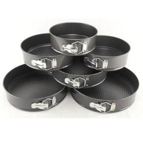 Форма деко кругла для випічки Unique, Набір кілець для випічки Набір металевих кілець DC-74