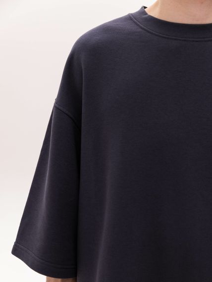 Футболка чоловіча оверайз щільна у кольорі графіт, 2XL | Зображення 3