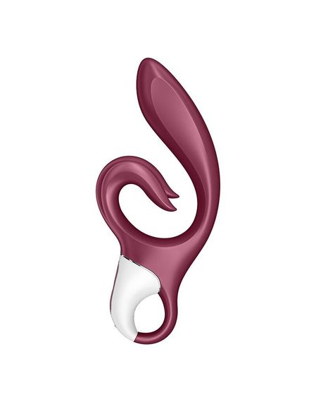 Вибратор-кролик Satisfyer Love Me Red, гибкий, отросток с тройным кончиком | Зображення 2
