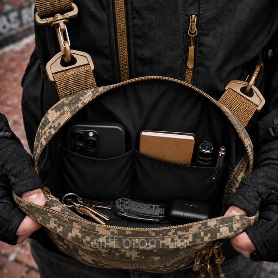 Чоловіча тактична сумка EDC Cordura 600D, сумка з кордури для патчів піксель | Зображення 6