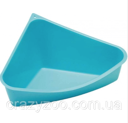 Туалет для гризунів Savic Rody Toilet кутовий блакитний 36х28x15 см 0168