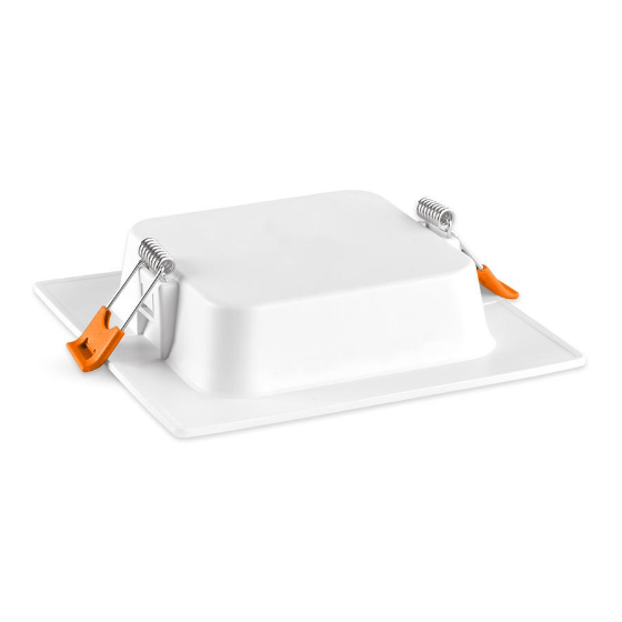 LED Панель врізна квадратна 6W 5000К VL-DLBS-065 Videx | Зображення 5