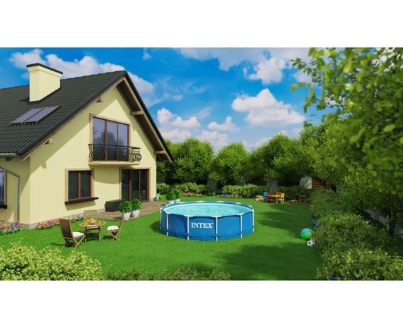 Круглий каркасний басейн 366х76см,  Intex 28210 | Зображення 4