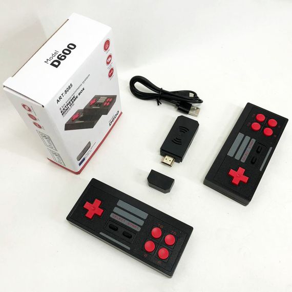 Приставка для игр с беспроводными пультами управления Mini, Игровая приставка для телевизора танчики YD-43 | Зображення 9