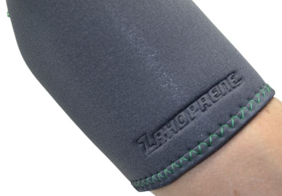 Налокітник MadMax MFA-293 Zahoprene Elbow Support Dark Grey/Green (1шт.) M | Зображення 4