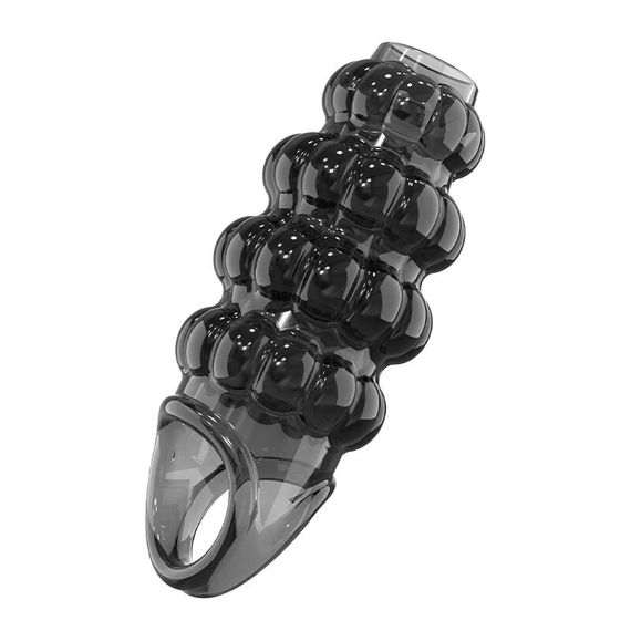 Насадка-экстендер MELEON Dominate Beads PS-16 для пениса с текстурированной поверхностью Sex Aura | Зображення 8