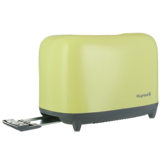Хорошая тостерница VILGRAND VT0722P 750 Вт, Качественный электрический тостер на KB-444 2 ломтика | Зображення 2