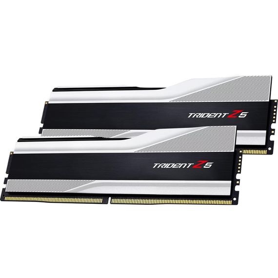 Модуль пам'яті для комп'ютера DDR5 64GB (2x32GB) 6000 MHz Trident Z5 Silver G.Skill (F5-6000J3238G32GX2-TZ5S) | Зображення 3