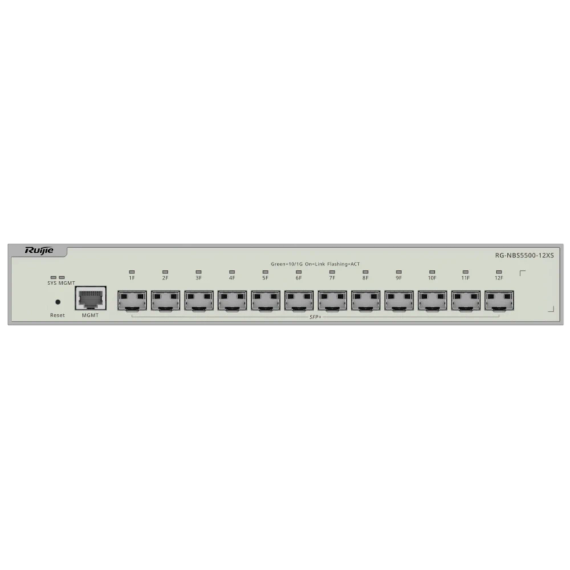 Ruijie Reyee RG-NBS5500-12XS Комутатор 12-портовий 10G SFP+ керований L3