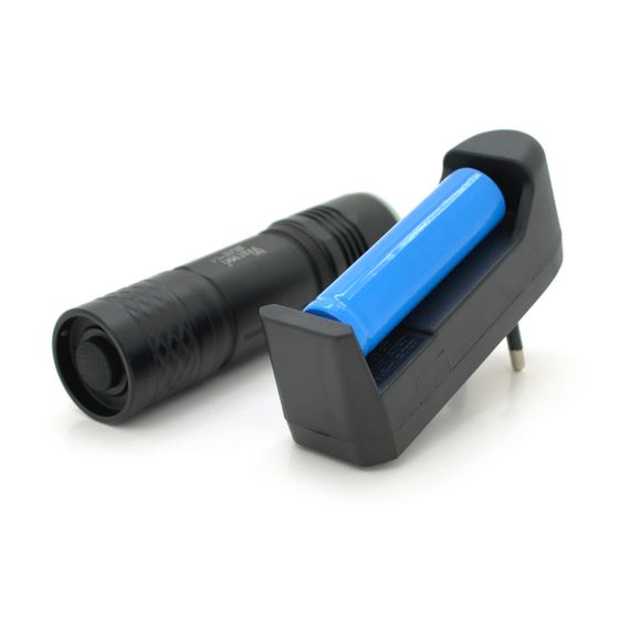 Фонарь ручной Watton WT-313.1LED Cree T6.3W, 5 режимов, ZOOM, Black, IP44 | Зображення 1