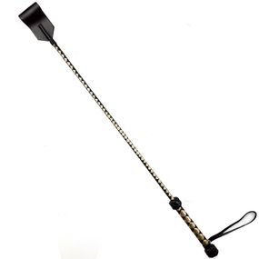 Стек класичний натуральна шкіра 75 см BDSM Art of Sex - Riding crop Classic, Чорний