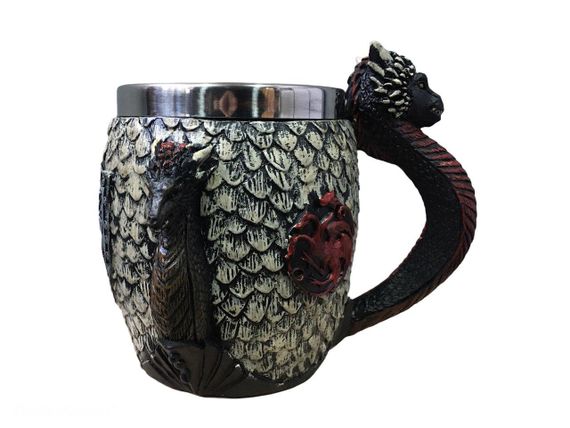 Кухоль Чашка Гра Престолів Fire and Blood Targaryen 3D Будинок Таргарієн Таргарієнси | Зображення 2