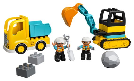 Конструктор LEGO DUPLO Вантажівка і гусеничний екскаватор 10931 (10931)