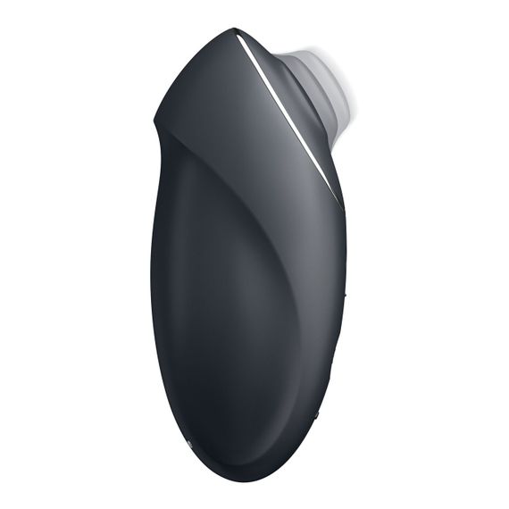 Вібростимулятор-пульсатор Satisfyer Tap & Climax 1 Grey, ефект постукування пальцем, 2 мотори | Зображення 1