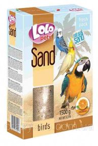Пісок для птахів Lolo Pets 1.5 кг апельсиновий LO-72091