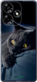 Чохол на Infinix Hot 30 Димчастий кіт "825u-3046-2448"