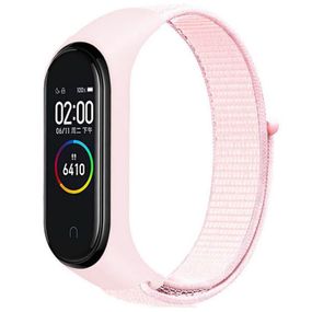 Ремешок Nylon New для Xiaomi Mi Band 3/4/5/6/7 Pearl Powder