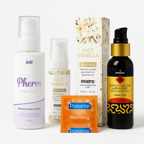 COMBO набір - Warming (EXSENS + Intt + Sensuva + Pasante) M