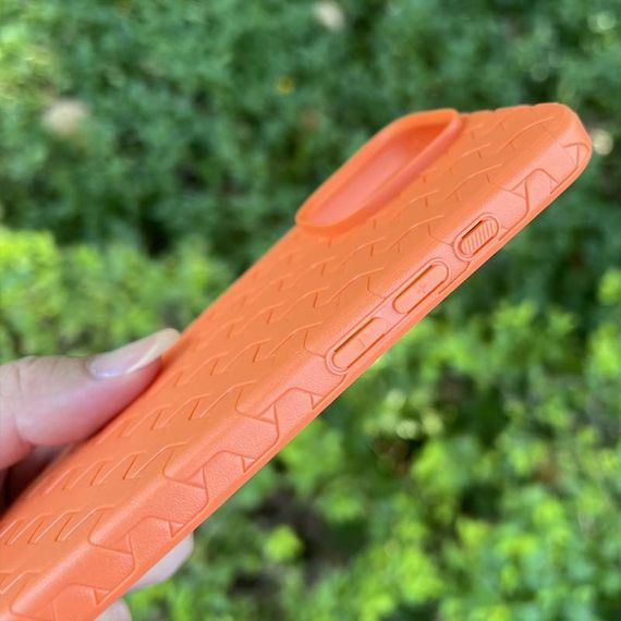 Чехол TPU Weaving для Apple iPhone 15 Pro (6.1") Orange | Зображення 2