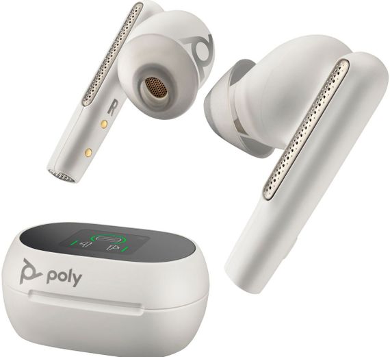 Навушники TWS Poly Voyager Free 60+ Earbuds + BT700C + TSCHC White | Зображення 1