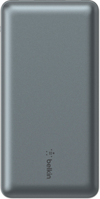 Акумулятор портативний Belkin літій-іонний Power Bank 20000мА·год, 15Вт, 2хUSB-A/USB-C, cірий (BPB012BTGY)