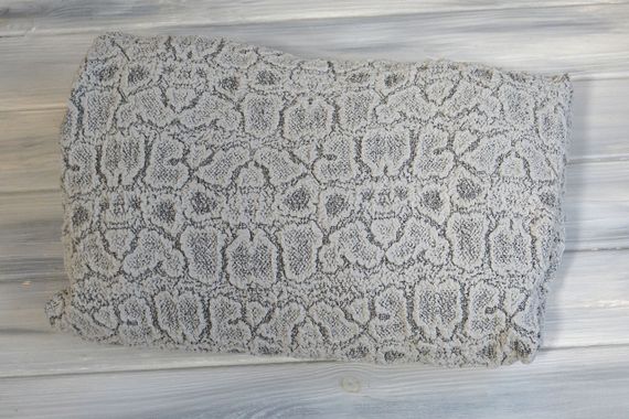 Жакардовий чохол на диван + 2 крісла Stone без спідниці світло-сірий | Зображення 2