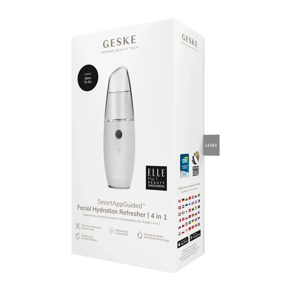 Зволожувач для шкіри обличчя GESKE Facial Hydration Refresher 4 in 1 gray, Білий | Зображення 7