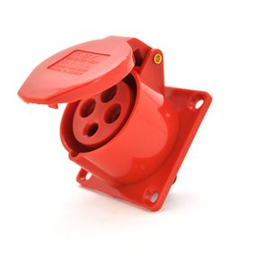 Розетка накладная прямая SF-314.4 полюса, 3Р + E, 16А, 380V, IP44