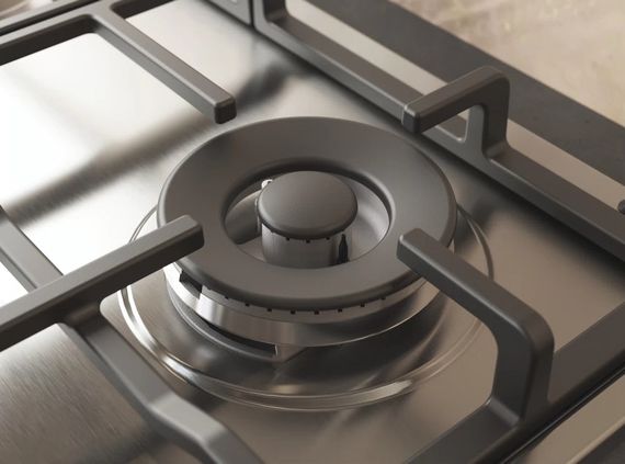 Варочная поверхность Whirlpool газовая TKRL661IXEU | Зображення 5