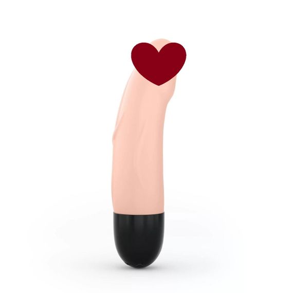 Вибратор Dorcel Real Vibration S Flesh 2.0, диам 3,7см, перезаряжаемый, для точки G sexstyle