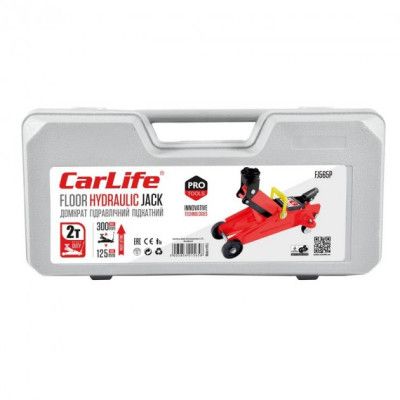 Домкрат CARLIFE подкатный 2т, 125-305мм (FJ565P) | Зображення 3