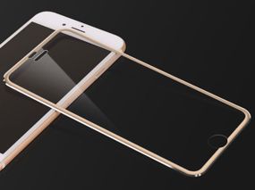 3D Metall захисне скло для iPhone 7 Plus / iPhone 8 Plus - Gold