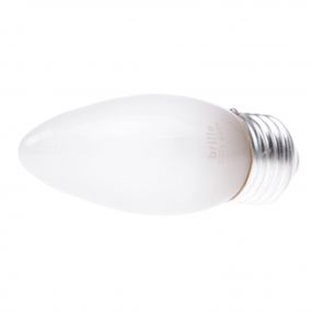 Лампа декоративная накаливания B35 25W E27 FR Br 220V