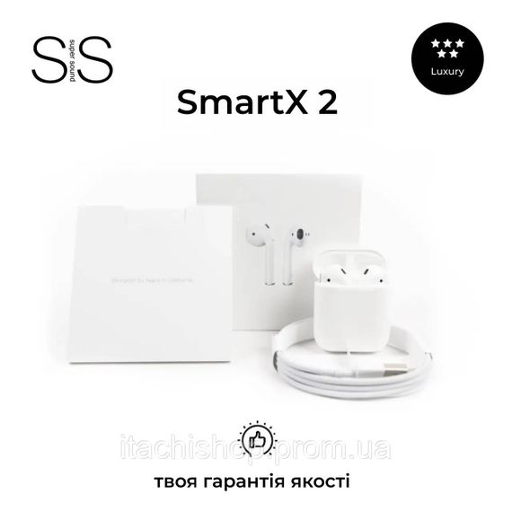 Наушники беспроводные SmartX 2 Luxury Bluetooth премиум качество блютуз наушники | Зображення 7