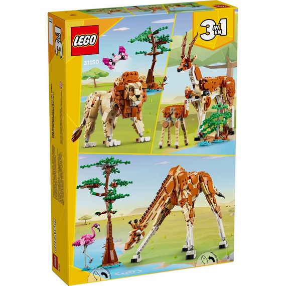 Конструктор LEGO Creator Дикі тварини сафарі 780 деталей (31150) | Зображення 9