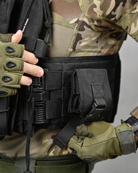 Плитоноска 4 скидання black Single Sword ВТ1096 | Зображення 5