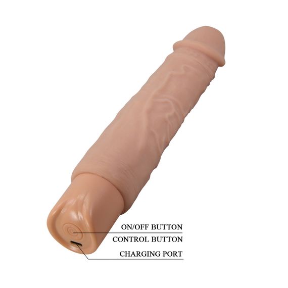 Реалістичний вібратор, що перезаряджається Pretty Love - Rufus Realistic Vibrating Dildo, BW-500082 Sex Aura | Зображення 8
