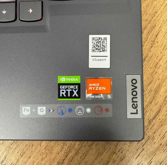 Ноутбук Lenovo Legion Slim 5 144Hz Ryzen 5 7640HS 16GB SSD 512GB RTX 4060 Б/В | Зображення 3