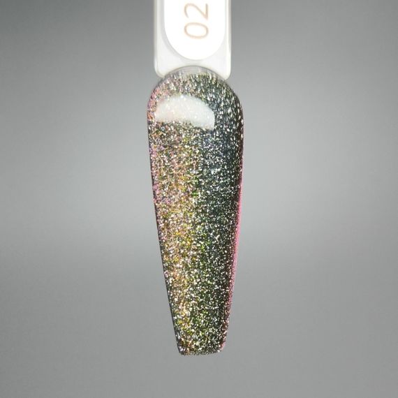 Світловідбивний гель-лак Gelix Space Cat №2 (з ефектом котячого ока) 8мл | Зображення 5