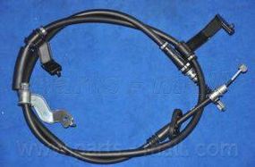 Трос ручного гальма HYUNDAI Tucson правий. (вир-во PARTS-MALL) PARTS-MALL PTA524 на HYUNDAI TUCSON (JM)