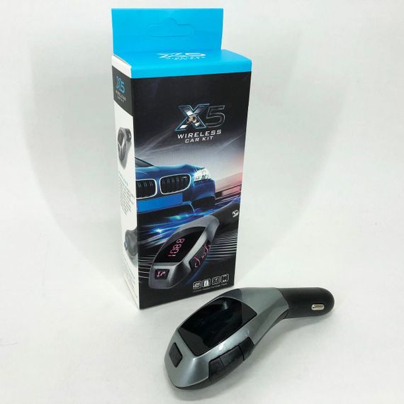 FM-трансмітер з Bluetooth для автомобільної аудіосистеми X5 ВТ, Модулятор для старого автомобіля EI-66 | Зображення 6