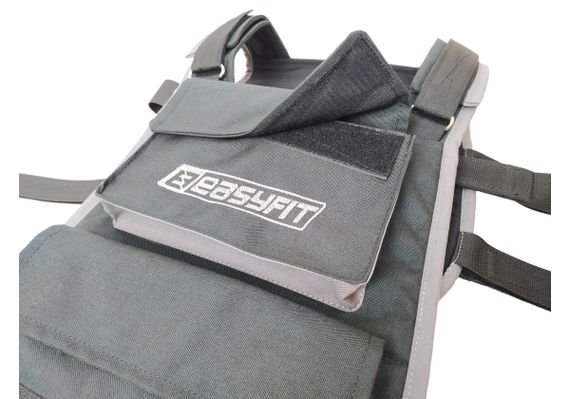 Жилет-обтяжувач EasyFit до 20 кг набірної з філерами (EF-WTV-200) | Зображення 5