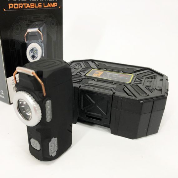 Ліхтар багатофункціональний D50-SMD чорний, Li-Ion акумулятор, індикація заряду, запальничка, зарядка Type-C (46796-D50-SMD_226) | Зображення 9