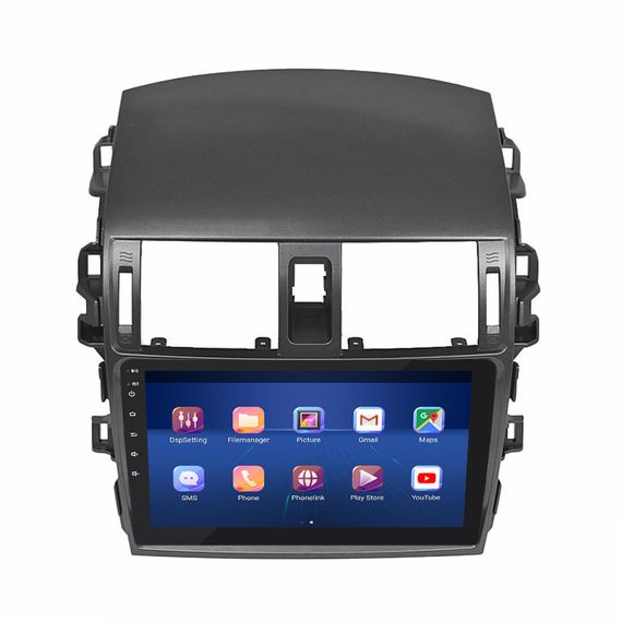 Штатная магнитола 9" Lesko для Toyota Corolla X (E140, E150) 2006-2012 6/128Gb 4G Wi-Fi GPS Top Тойота | Зображення 1
