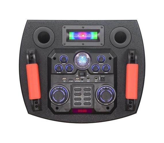 Портативная колонка чемодан XPRO NDR-1010S 100Вт, USB, SD, FM радио, Bluetooth, 2 микрофона, ДУ (41193-NDR-1010S) | Зображення 3