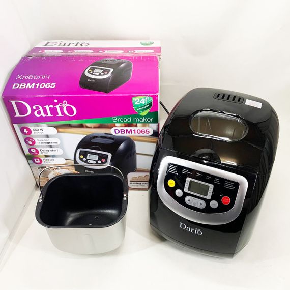 Хлебопечки для бездрожжевого хлеба DARIO DBM 1065 600 Вт, 19 програм, Свежий хлеб дома TQ-58 | Зображення 8